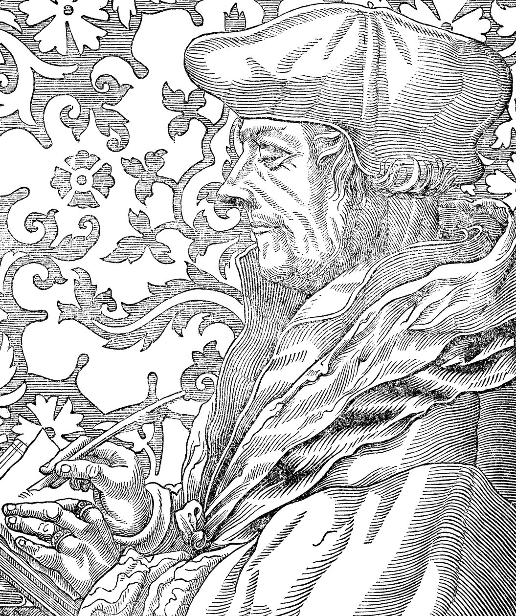 Desiderus Erasmus, umanista e studioso olandese del XV-XVI secolo, XIX secolo da Unbekannt