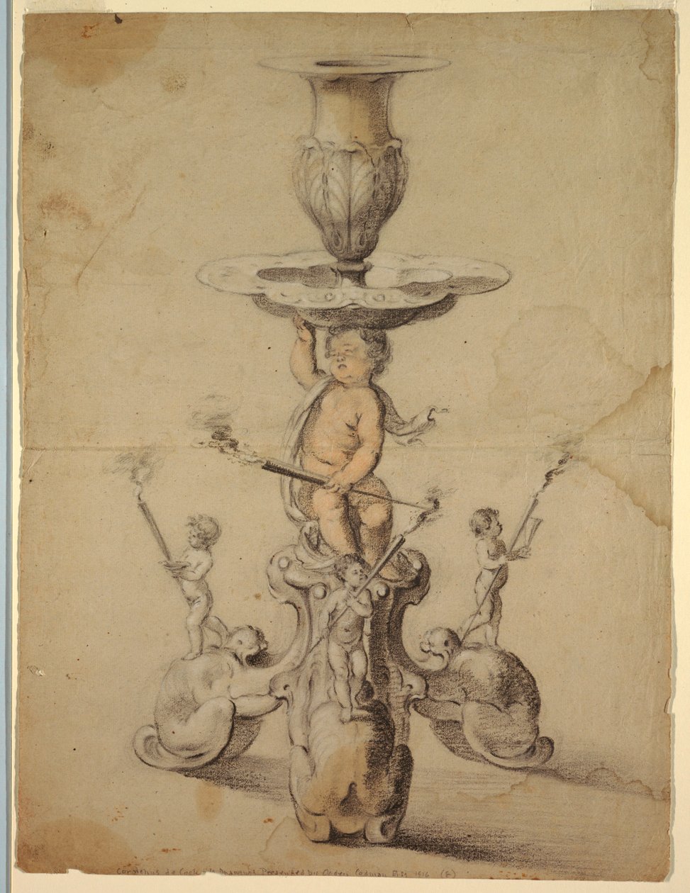 Progetto per un candelabro da Unbekannt