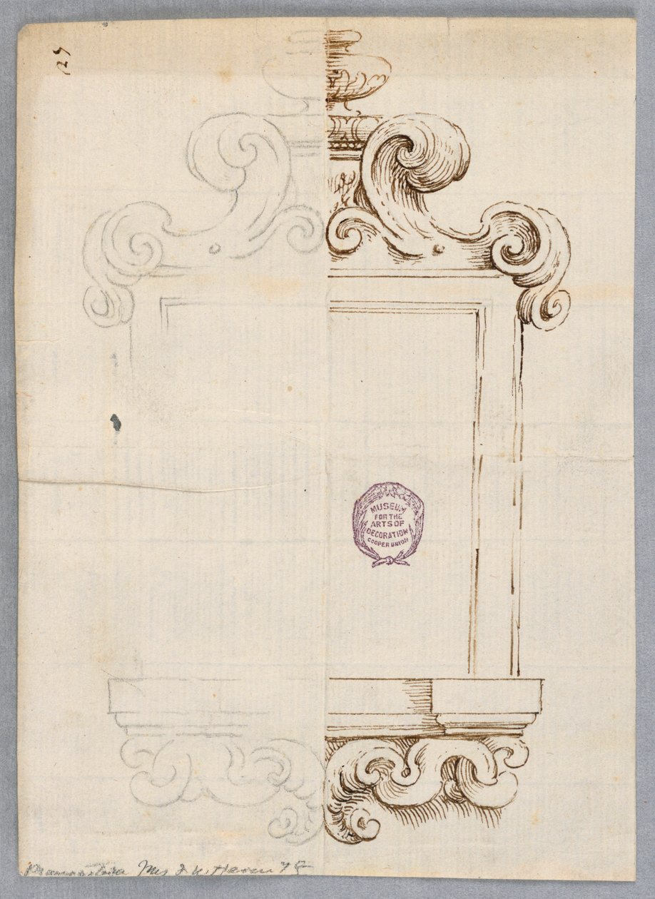 Design per una Cornice da Unbekannt