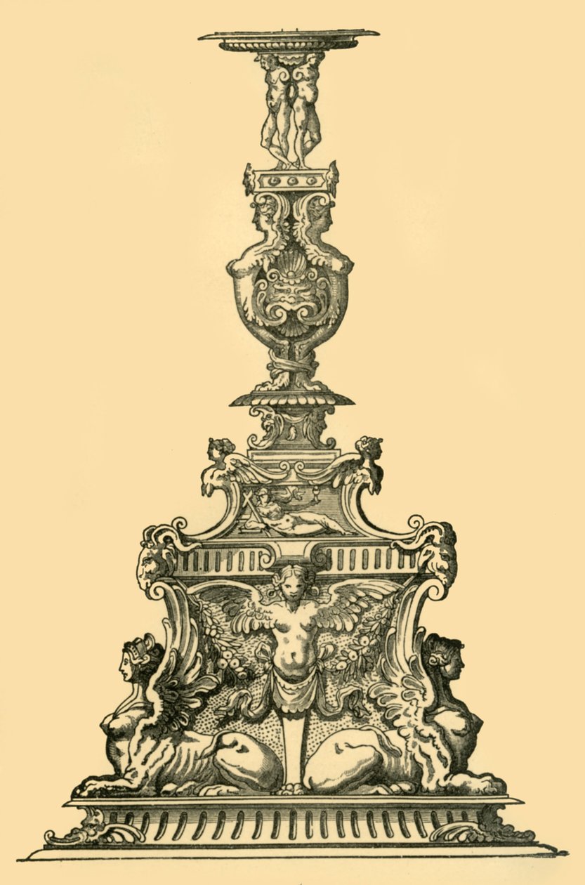 Progetto per un candelabro da Unbekannt