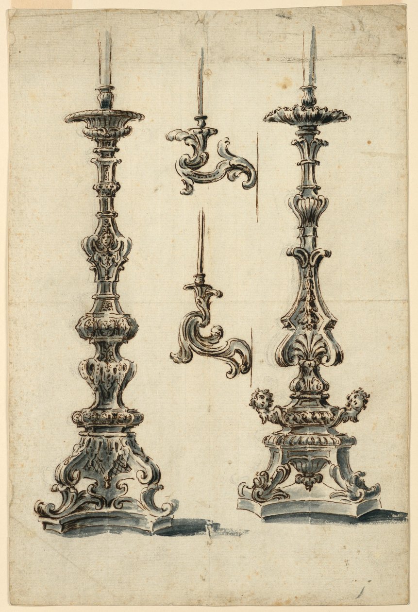 Disegni per candelabri e supporti per candele d