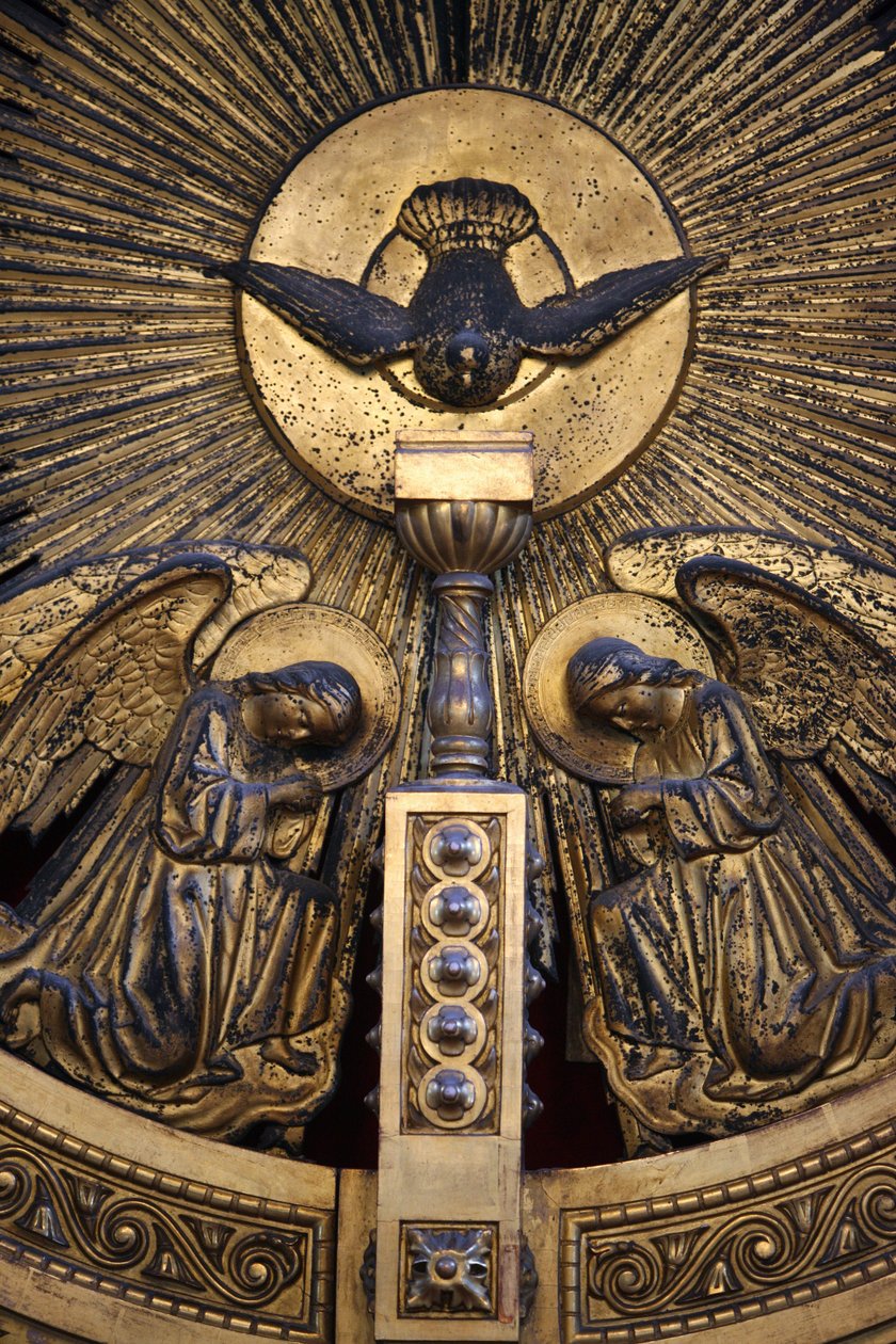 (dettaglio) iconostasi della chiesa bulgara di San Stefano, Istanbul, Turchia da Unbekannt