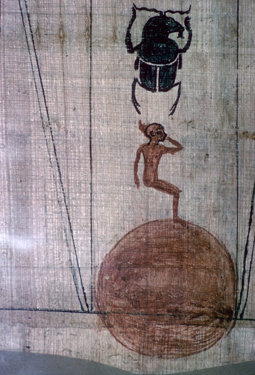 (dettaglio) del papiro della Regina Nejmet da Unbekannt