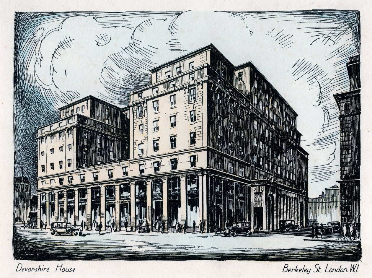 Devonshire House, Berkeley Street, Londra, c1910-1929 da Unbekannt