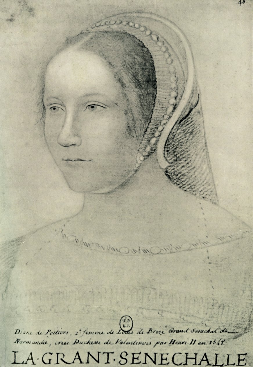 Diane de Poitiers, 1525, 1907 da Unbekannt