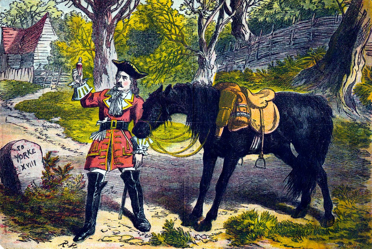 Dick Turpin 1706-1739, ladro e bandito inglese, XIX secolo da Unbekannt