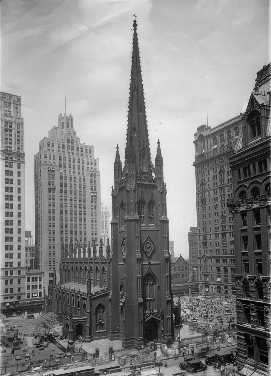 La Trinity Church a New York da Unbekannt