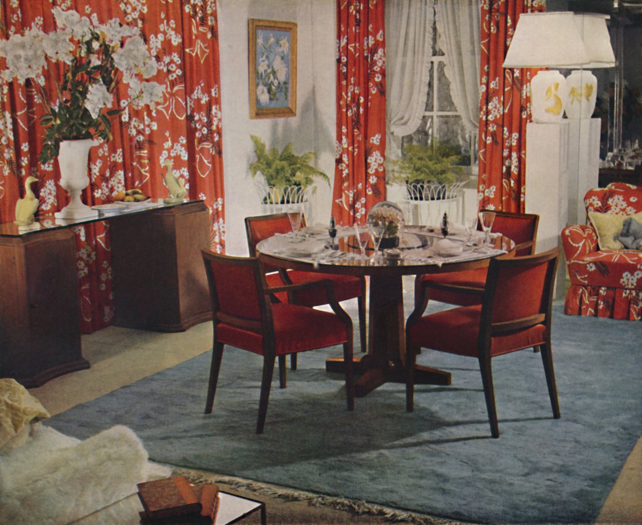 Sala da Pranzo Progettata da Hayes Marshall, 1939 da Unbekannt