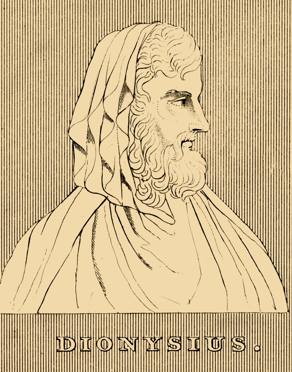 Dionisio, c432-367 a.C., 1830 da Unbekannt