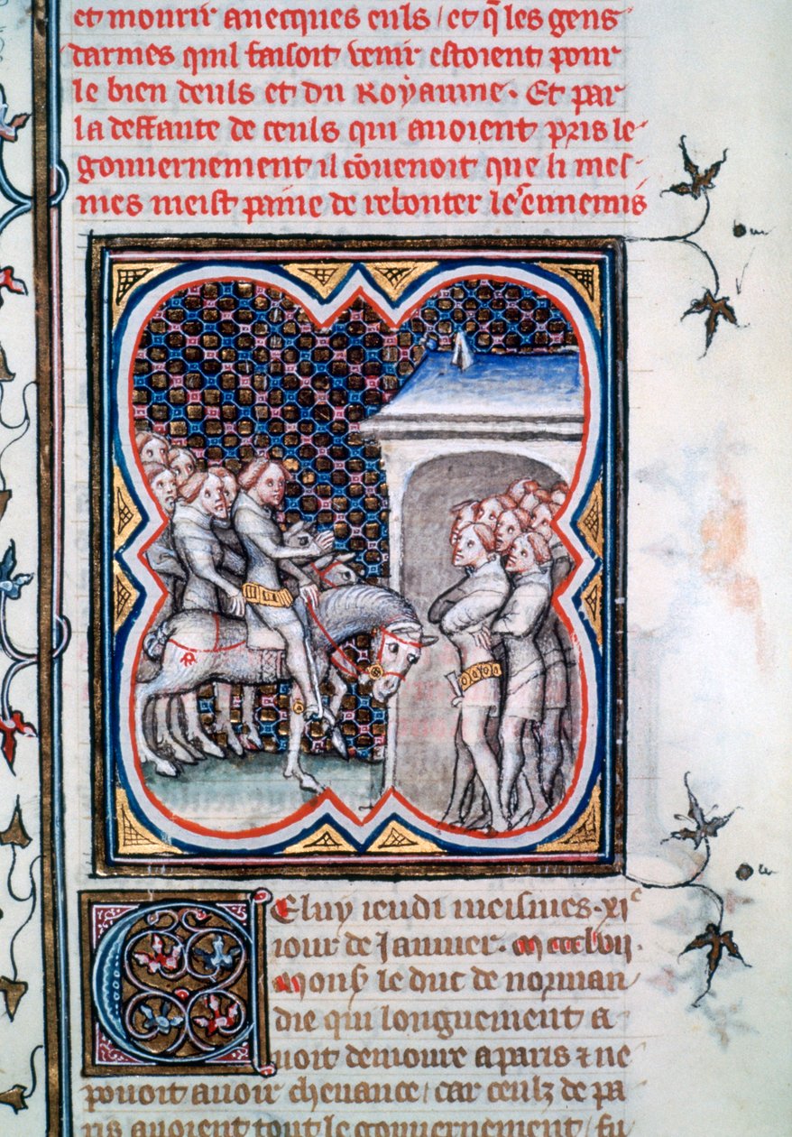 Discorso del Delfino Carlo, 1358 da Unbekannt