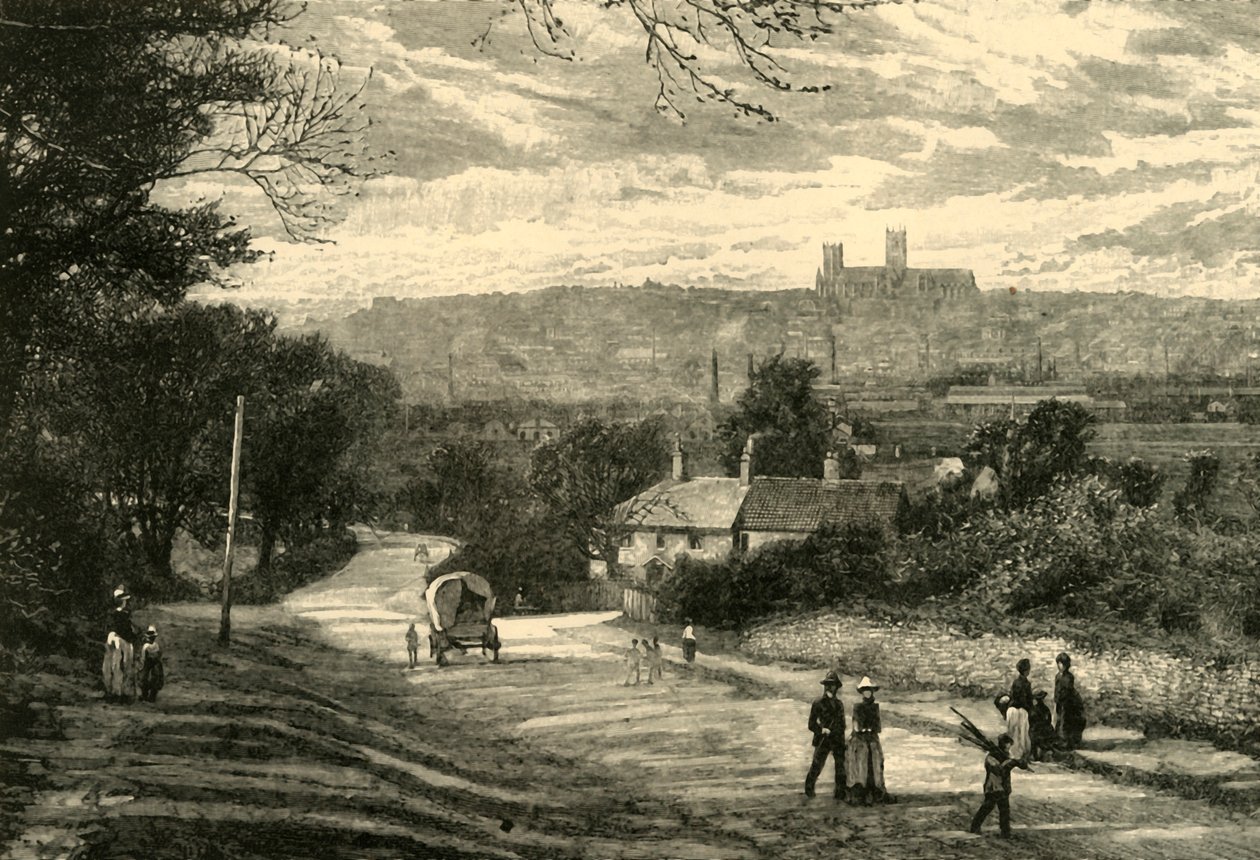 Vista lontana di Lincoln, 1898 da Unbekannt