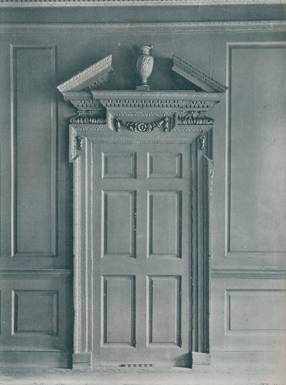 Porta della Stanza Pannellata, Primo Georgiano, 26, Hatton Garden, c1909 da Unbekannt