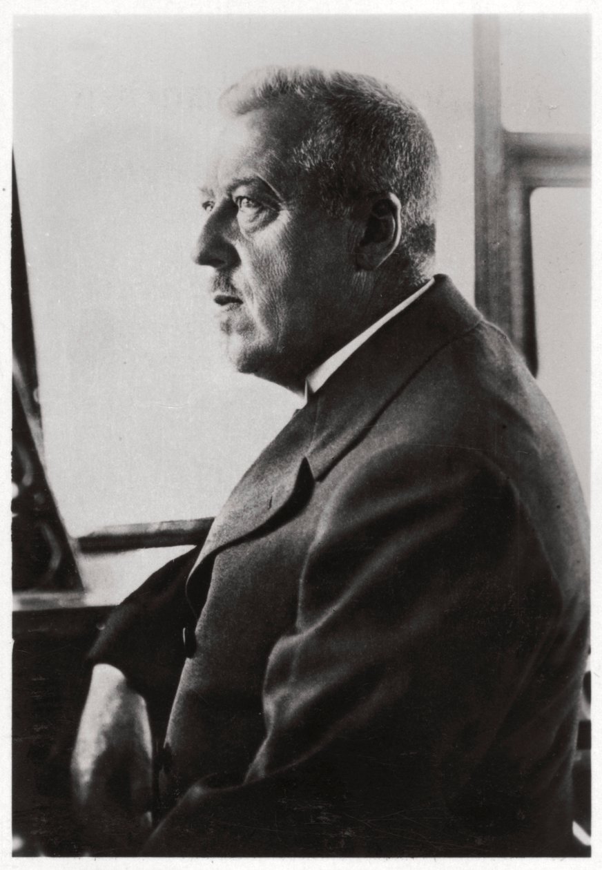 Dr Hugo Eckener, direttore della Luftschiffbau Zeppelin, c1917-1933 1933 da Unbekannt
