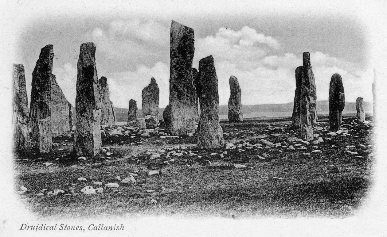 Pietre druidiche, Callanish, Isola di Lewis, Isole Occidentali, Scozia, 1902 da Unbekannt