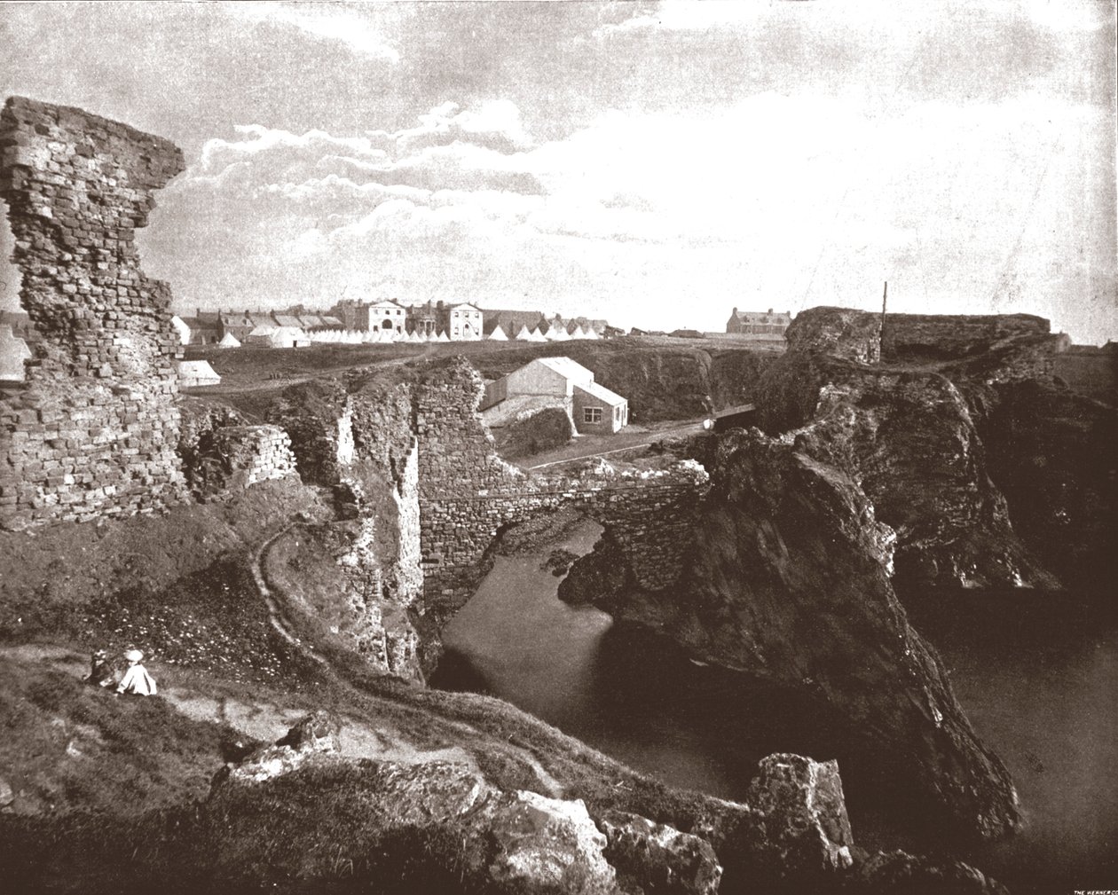 Castello di Dunbar, East Lothian, Scozia, 1894 da Unbekannt