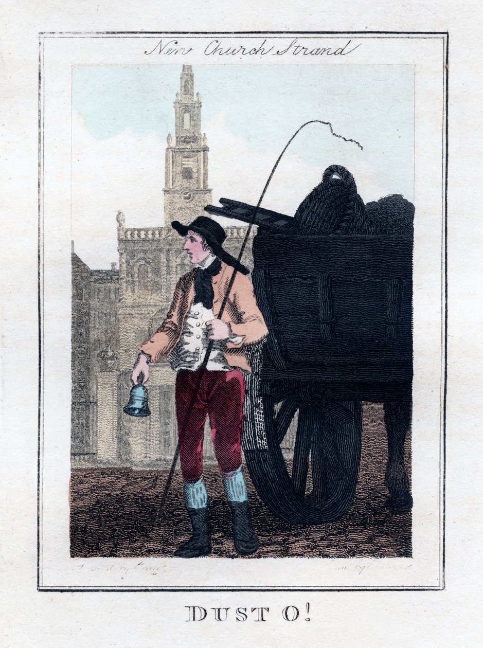 Dust O!, New Church, Strand, Londra, 1805 da Unbekannt