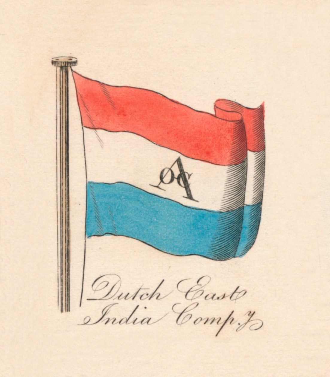Compagnia Olandese delle Indie Orientali, 1838 da Unbekannt