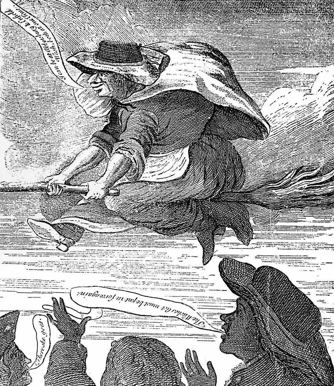 E Canning rivendicato o la fuga dei gitani di Mr S-sy a Enfield Wash, c1753 da Unbekannt