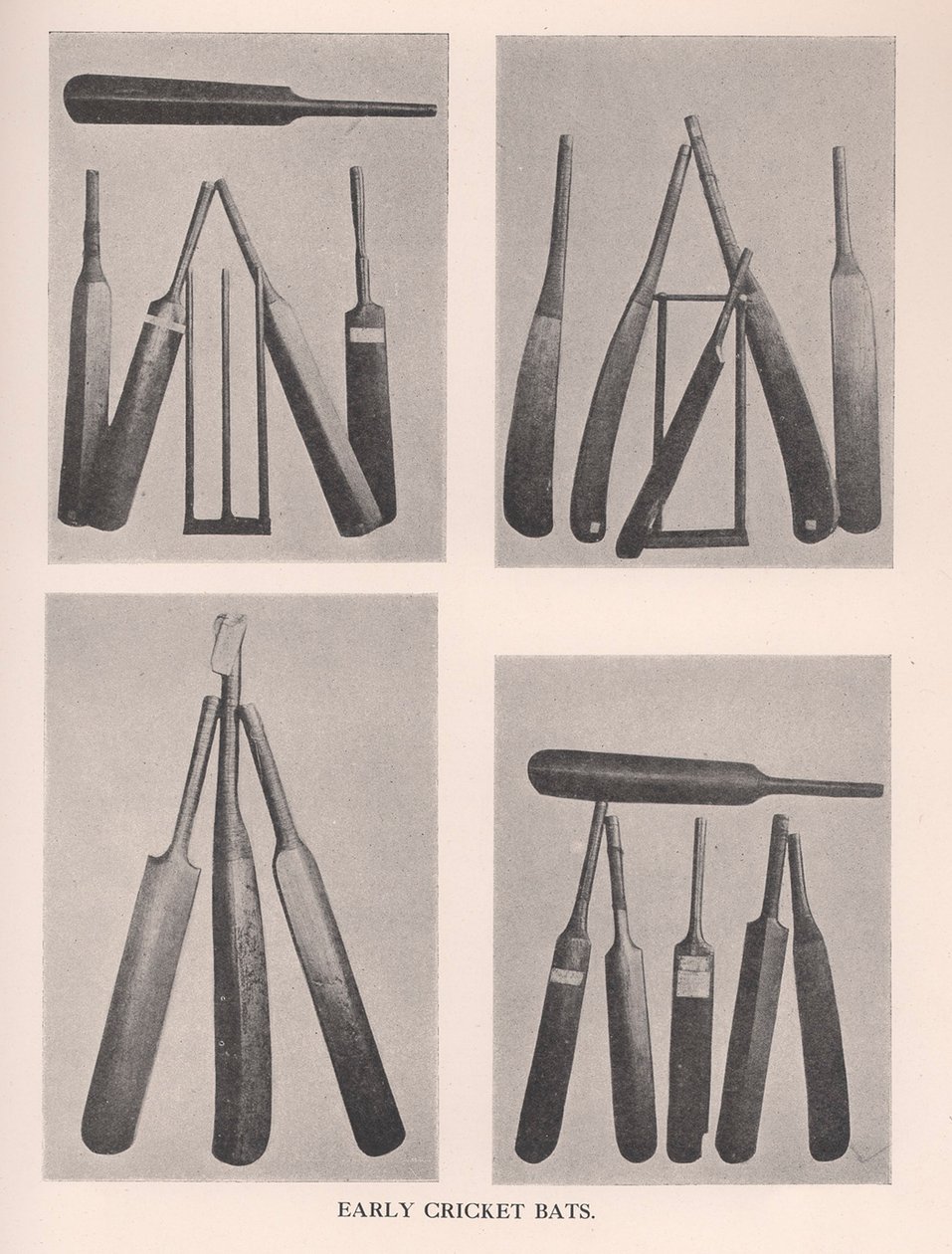 Primi mazze da cricket, 1912 da Unbekannt