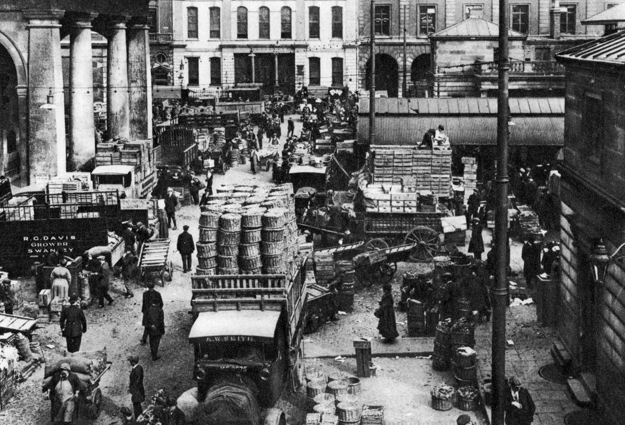 Prima mattina a Covent Garden, Londra da Unbekannt
