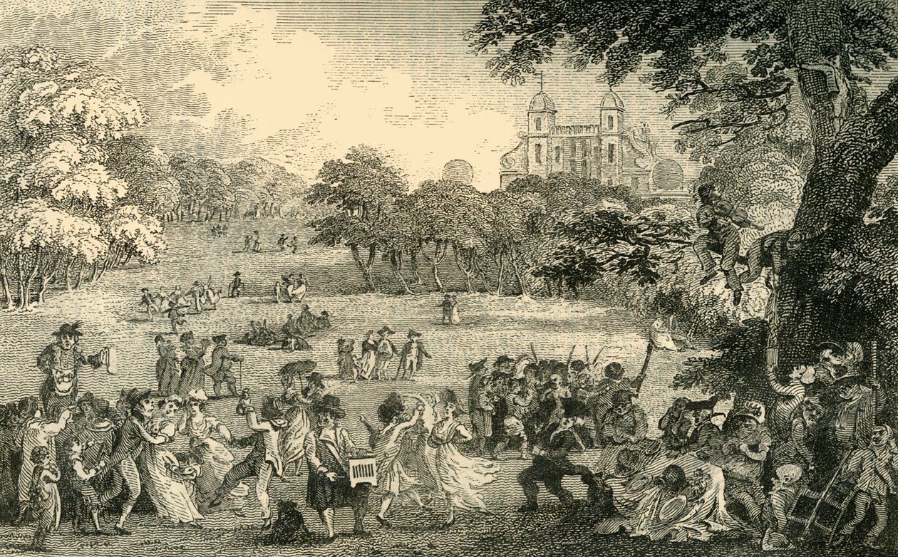 Lunedì di Pasqua nel Greenwich Park da Unbekannt