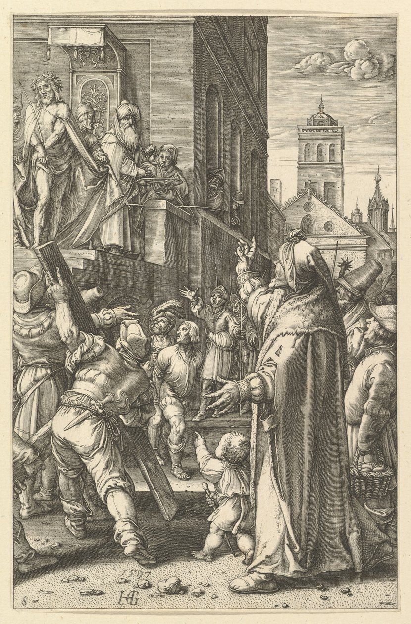 Ecce Homo, dalla Passione di Cristo, ca. 1598-1617 da Unbekannt