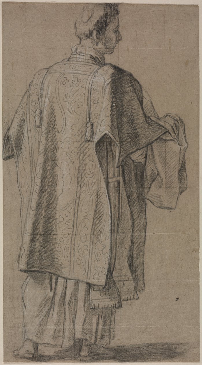Ecclesiastico visto da dietro, c. 1645-48 da Unbekannt