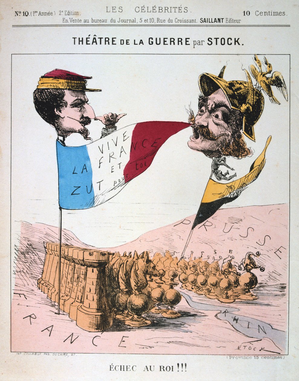 Scacco al re, Guerra franco-prussiana, 1870-1871 da Unbekannt