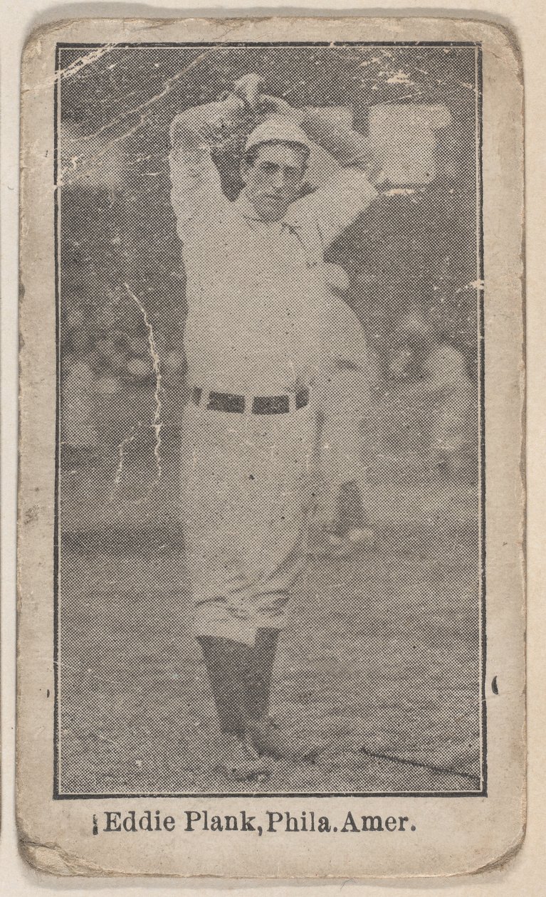 Eddie Plank, Philadelphia, American League, dalla serie Baseball Players W500, ca. 1915 da Unbekannt