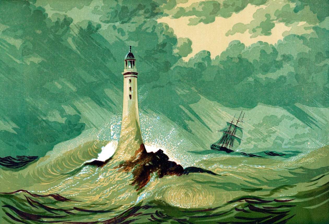 Faro di Eddystone, c. 1850 da Unbekannt