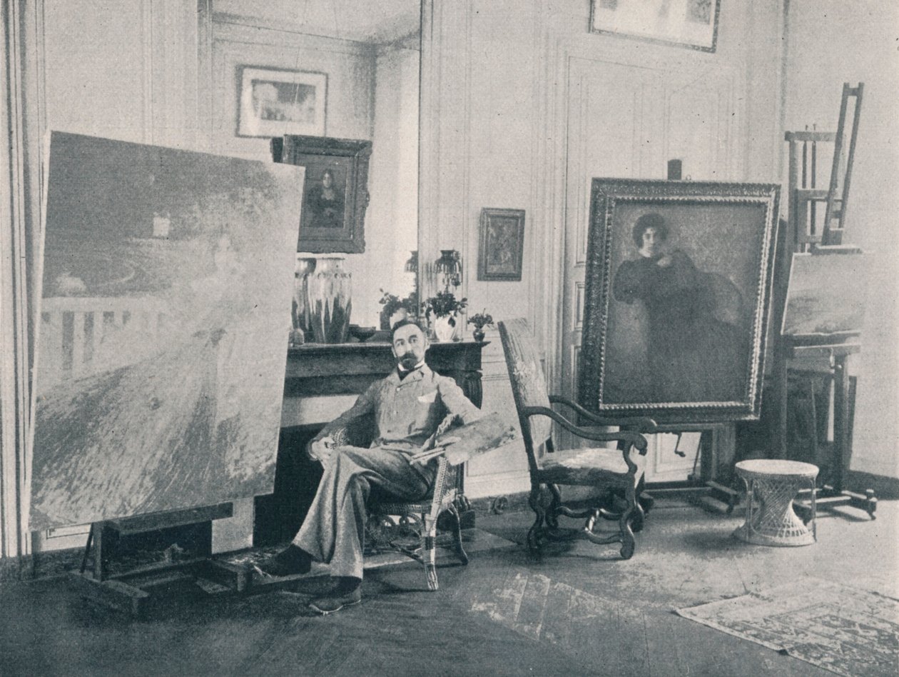 Edmond Francois Aman-Jean 1858-1936. Pittore simbolista francese, 1898 da Unbekannt