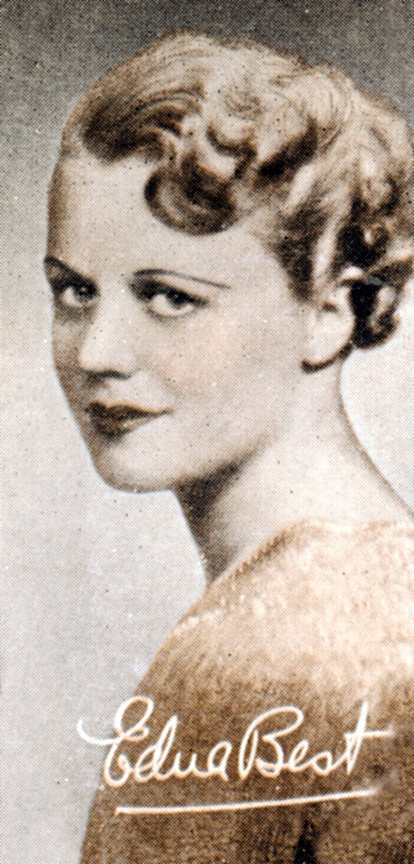 Edna Best 1900-1974, attrice britannica di teatro e cinema, 1935 da Unbekannt