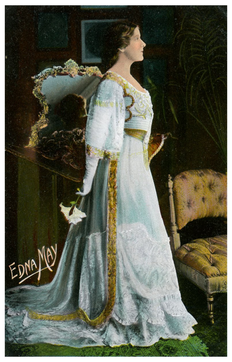 Edna May, attrice e cantante americana da Unbekannt