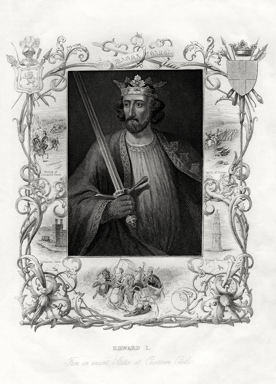 Edoardo I, 1860 da Unbekannt