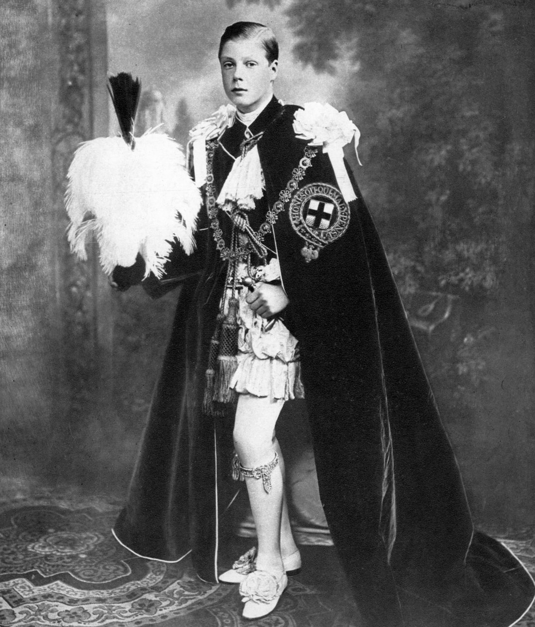 Edoardo, principe di Galles come cavaliere della Giarrettiera, inizio XX secolo da Unbekannt