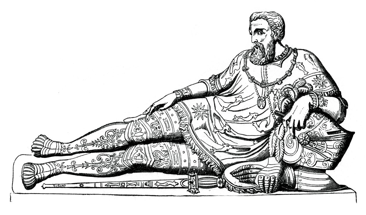 Effigie di Philippe de Chabot, Ammiraglio di Francia, c1570, 1870 da Unbekannt