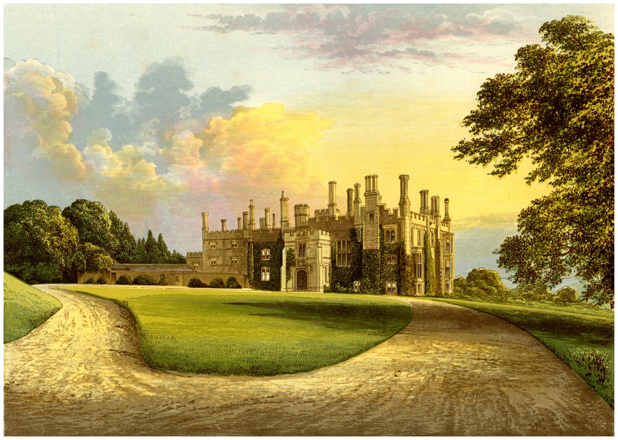 Casa Eggesford, Devon, dimora del Conte di Portsmouth, c1880 da Unbekannt