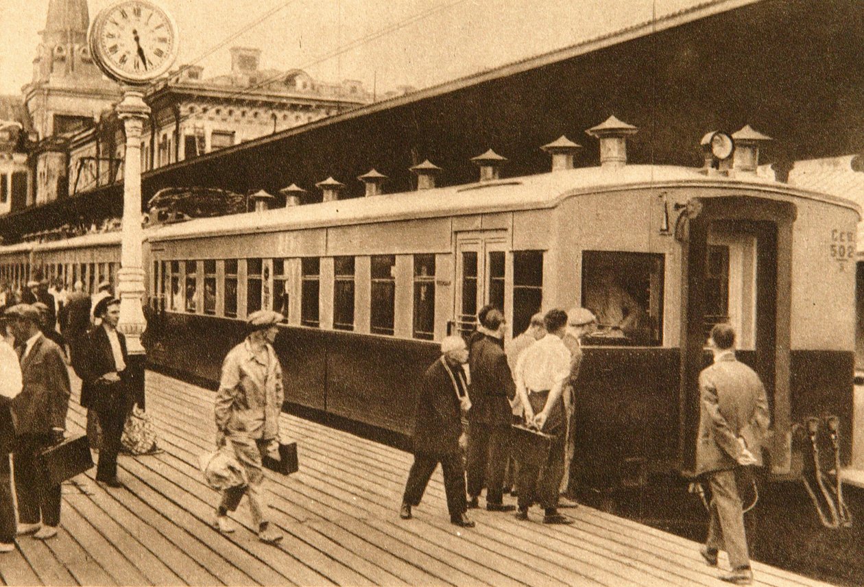 Treno elettrico a unità multipla, Mosca, URSS, anni 1920 da Unbekannt