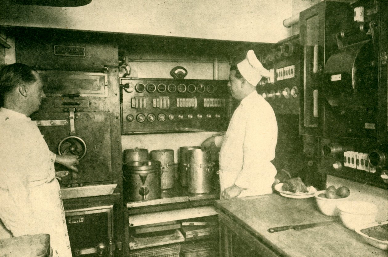 Cucina del treno elettricamente attrezzata, London and North Eastern Railway, 1930 da Unbekannt