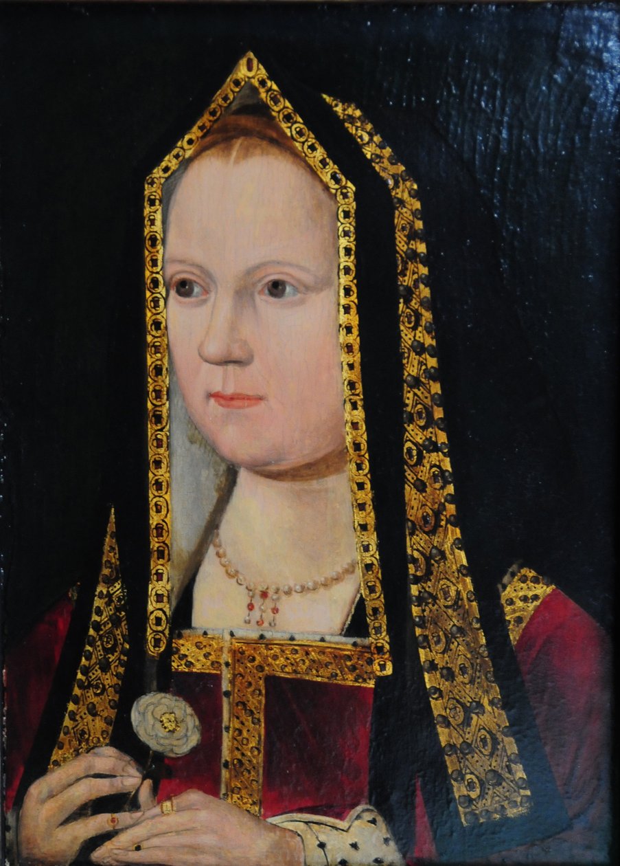 Elisabetta di York 1465-1503, ca 1502 da Unbekannt