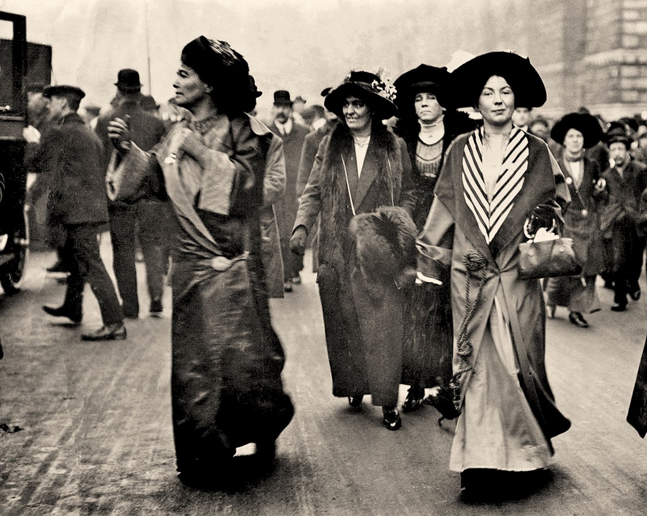 Emmeline Pethick Lawrence e Christabel Pankhurst, c.1908 da Unbekannt