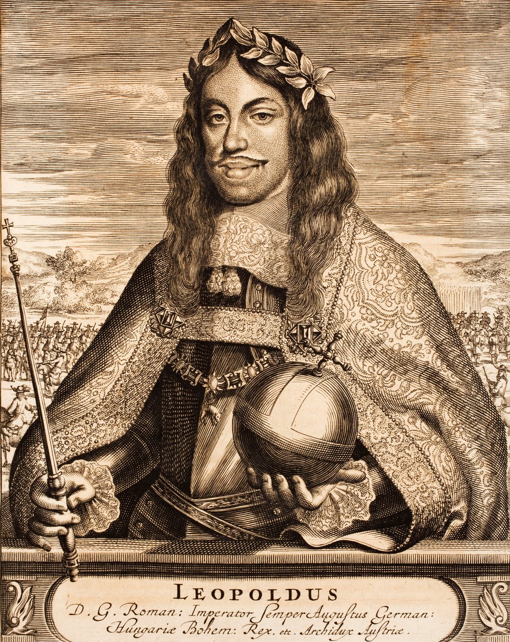 Imperatore Leopoldo I 1640-1705 Da: Schauplatz des Krieges, 1675 da Unbekannt