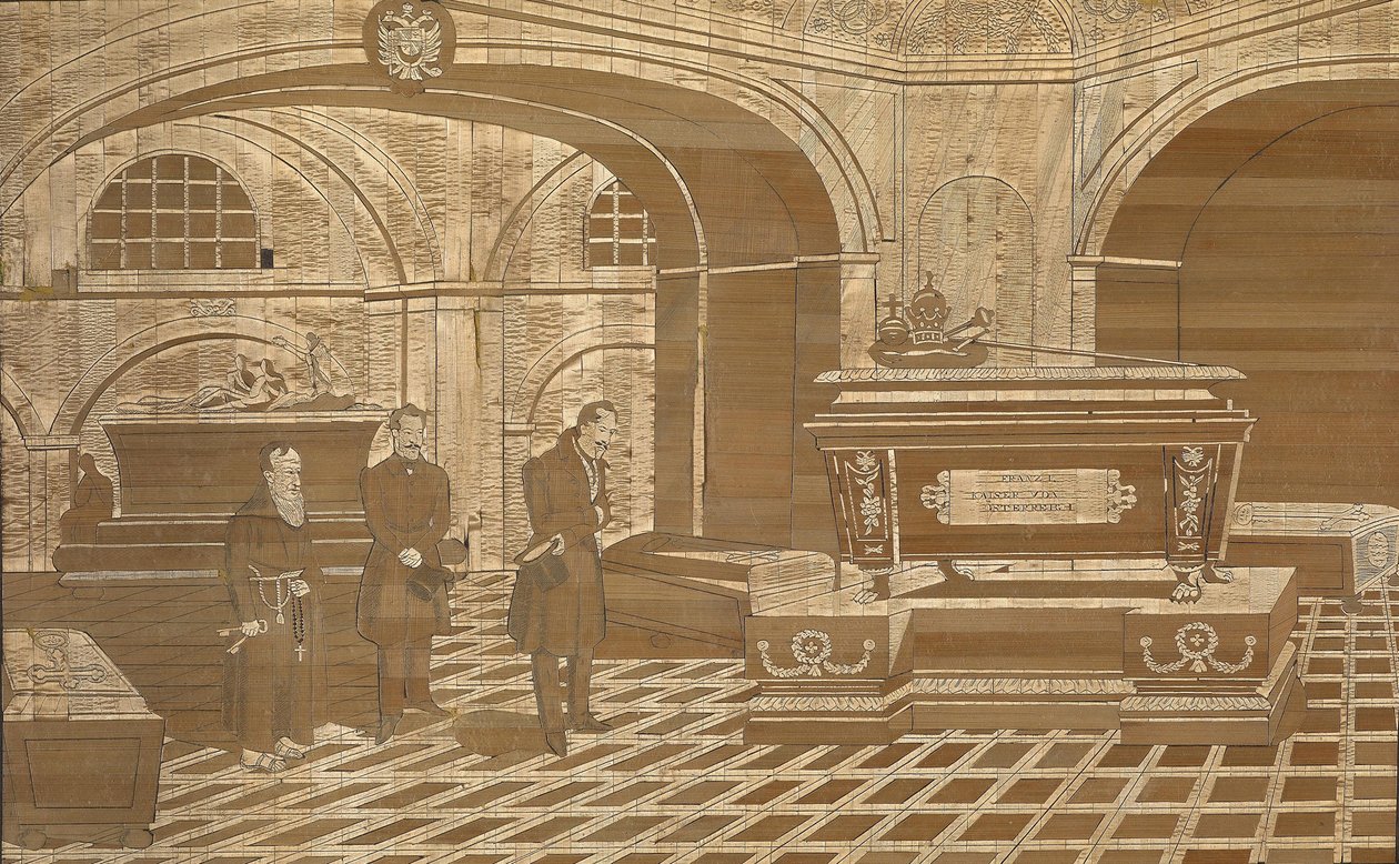 Imperatore Nicola I alla bara dell