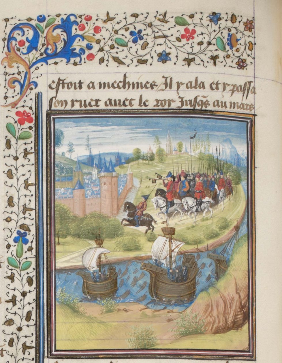 Il re inglese Riccardo I Cuor di Leone conquista l