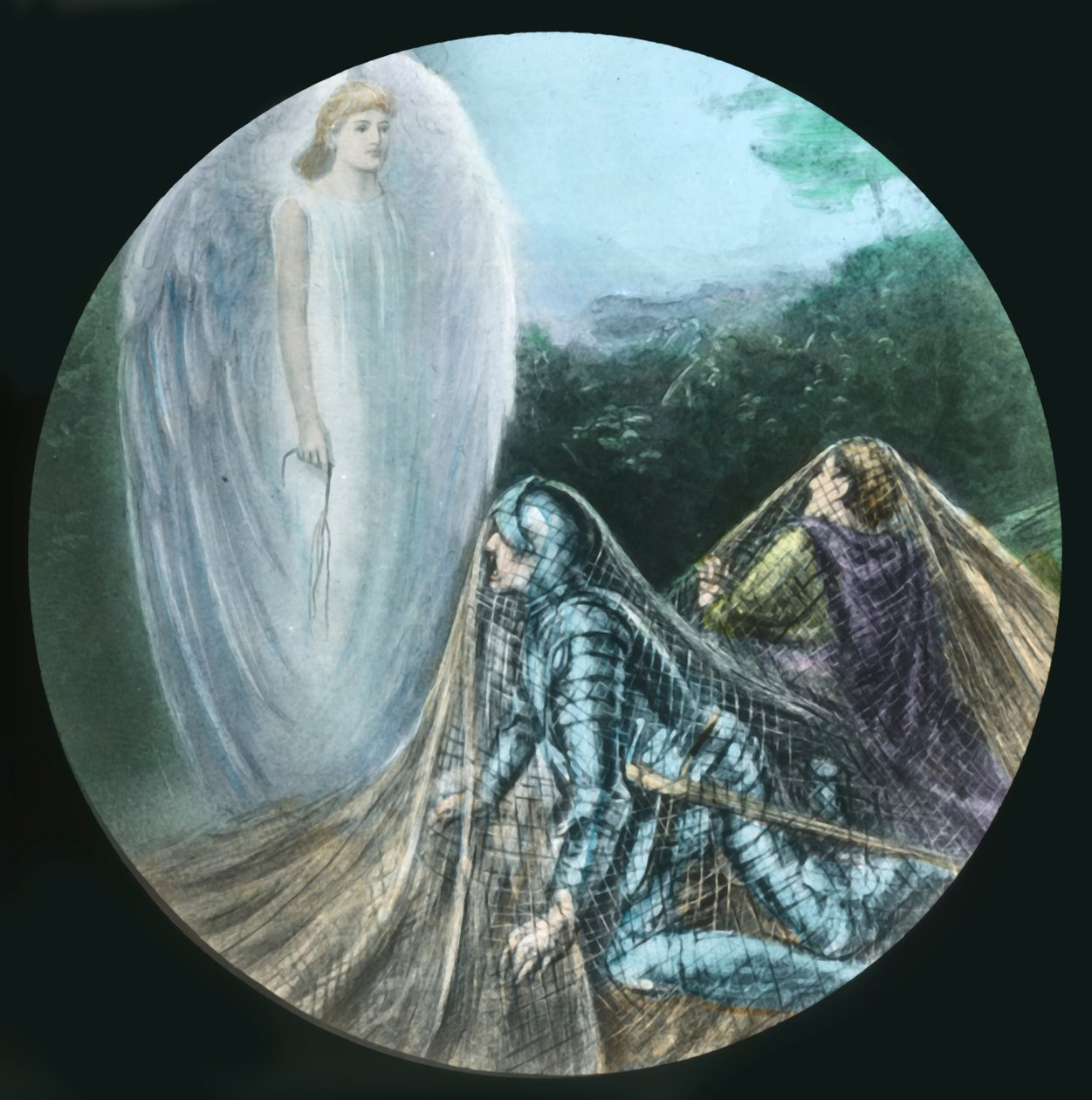 Intrappolato nella Rete, c. 1910 da Unbekannt