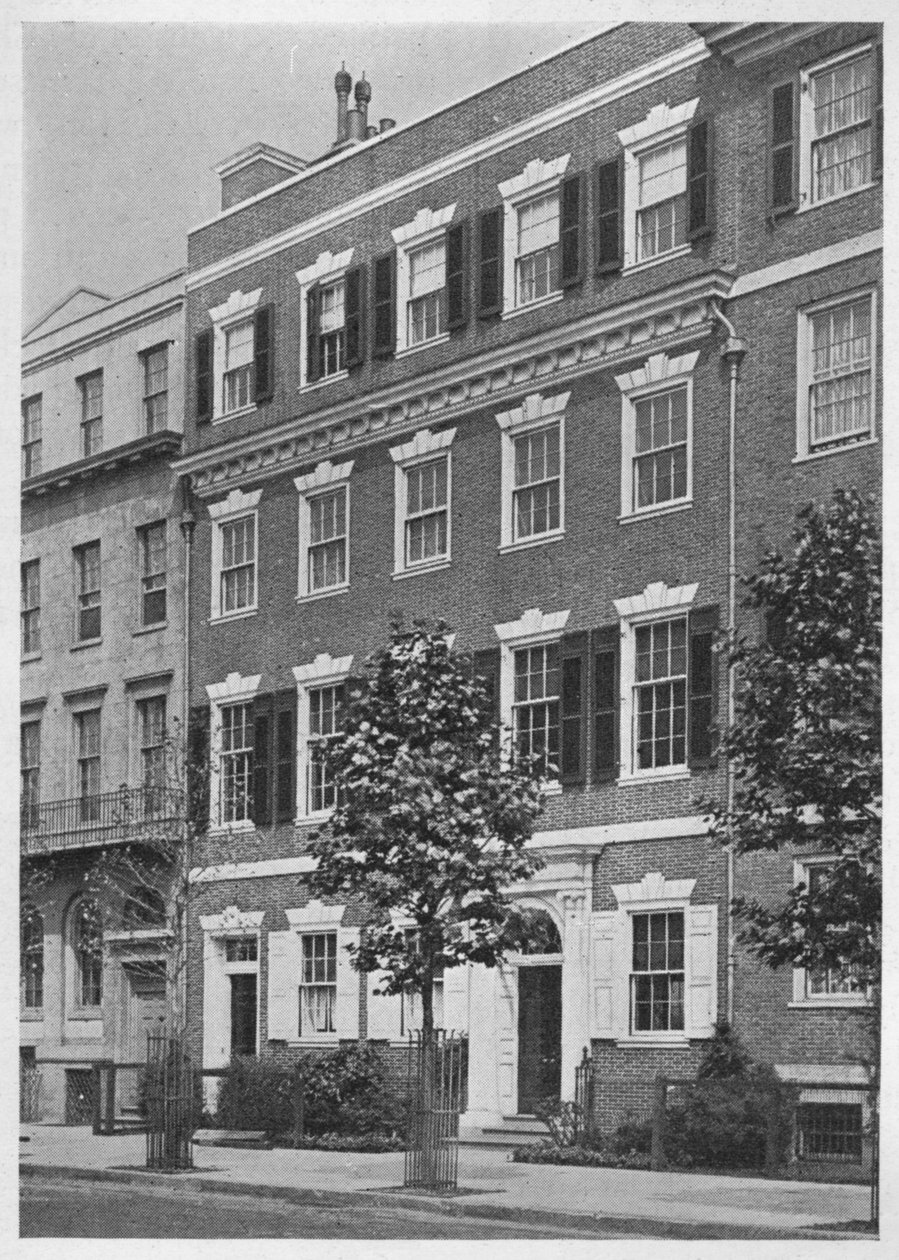 Ingresso principale, casa di Miss Anne Morgan, Sutton Place, New York City da Unbekannt
