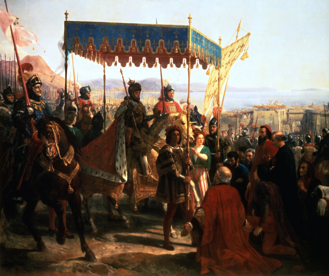 Ingresso di Carlo VIII a Napoli, 12 maggio 1495 XIX secolo da Unbekannt