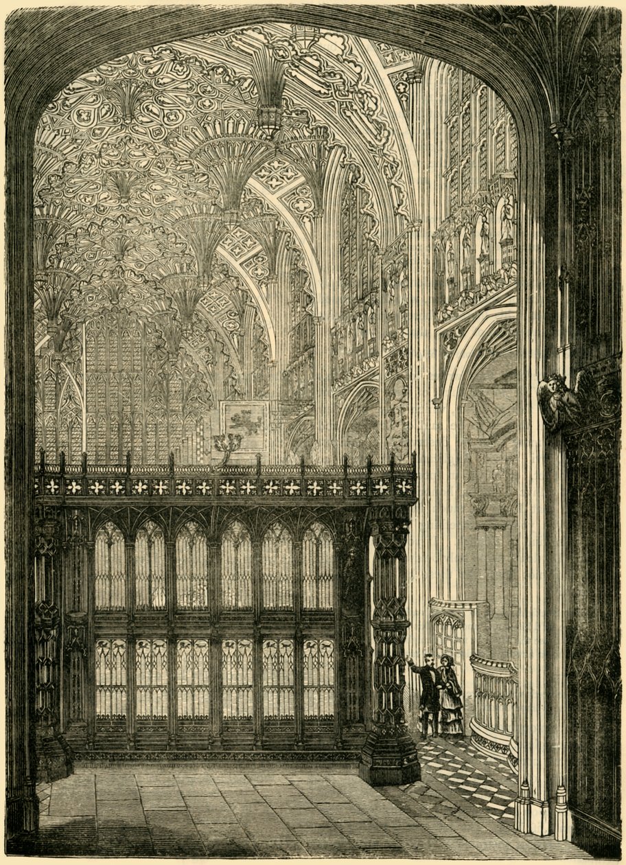Ingresso alla Cappella di Enrico VII, 1881 da Unbekannt