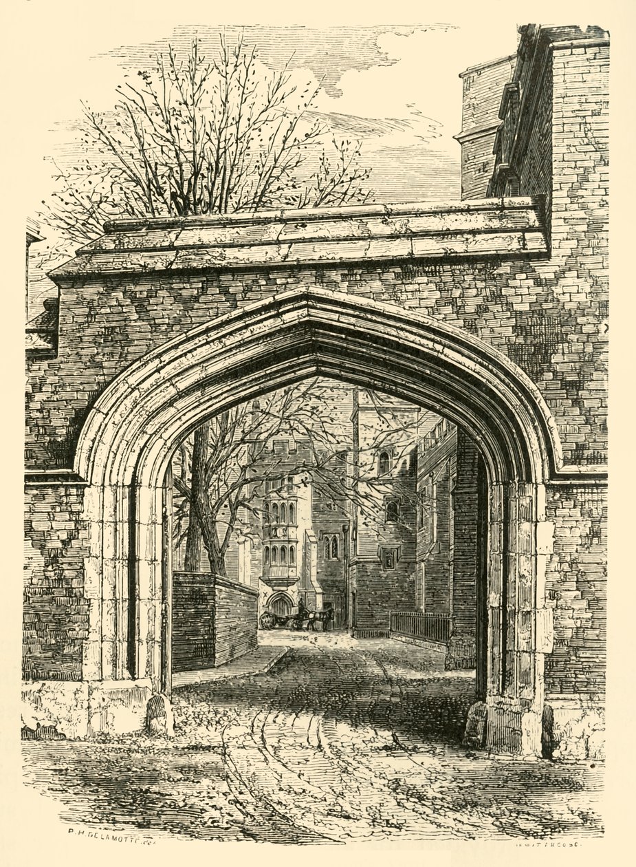 Ingresso al cortile di Weston, 1911 da Unbekannt