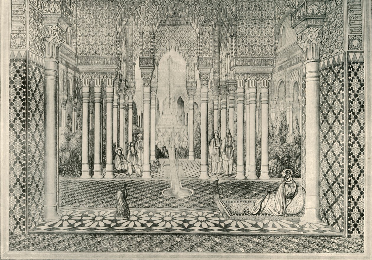 Ingresso alla Corte dei Leoni, XIX secolo, 1907 da Unbekannt
